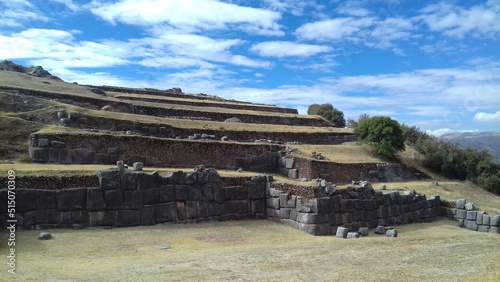 ruins of the incas in sacsayhuaman