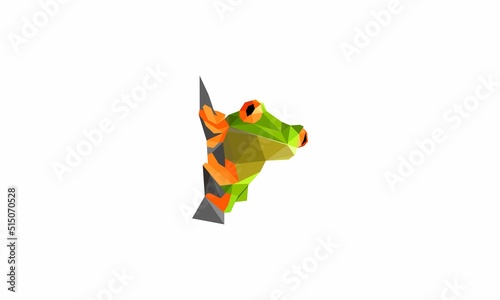 polygon frog
