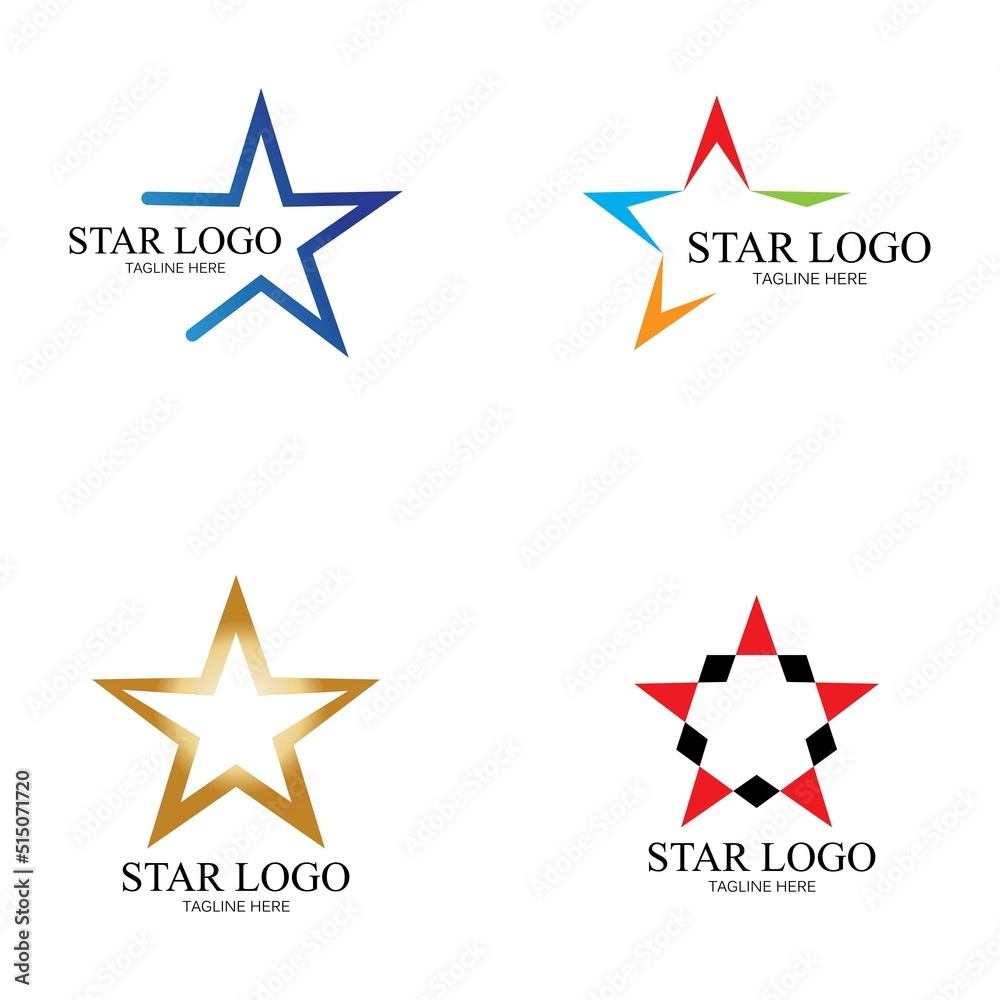 Star icon Template vector illustration design Star icon Template vector illustration design