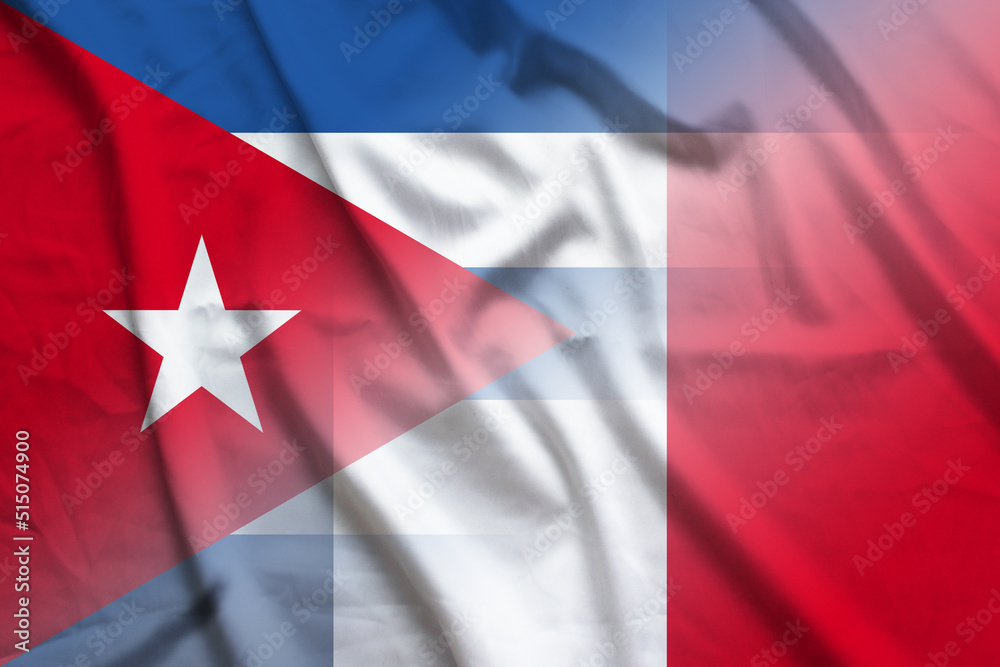 Cuba and France state flag international relations FRA CUB