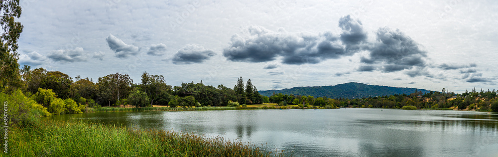 Los Gatos Vasona Lake Panorama View