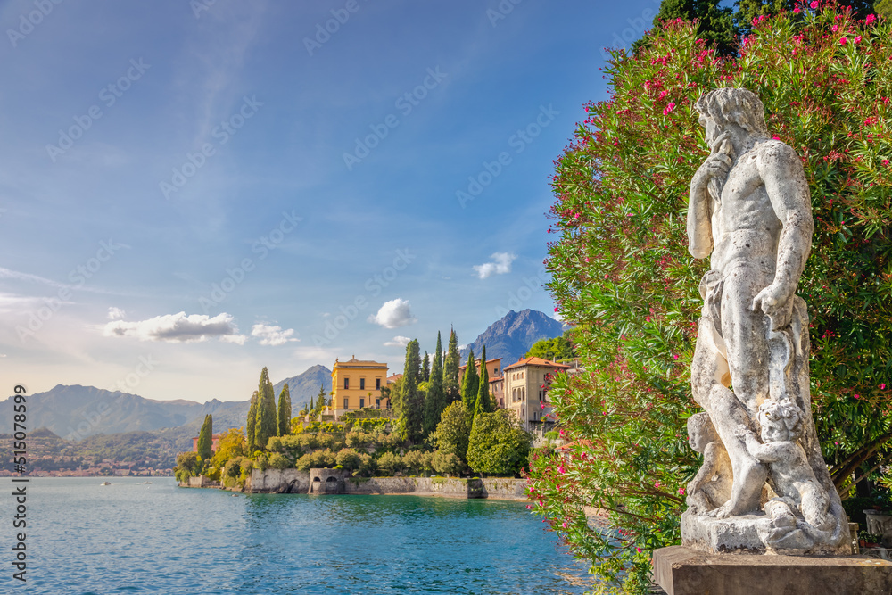 Varenna villa and gardens in Lake Como, Italy