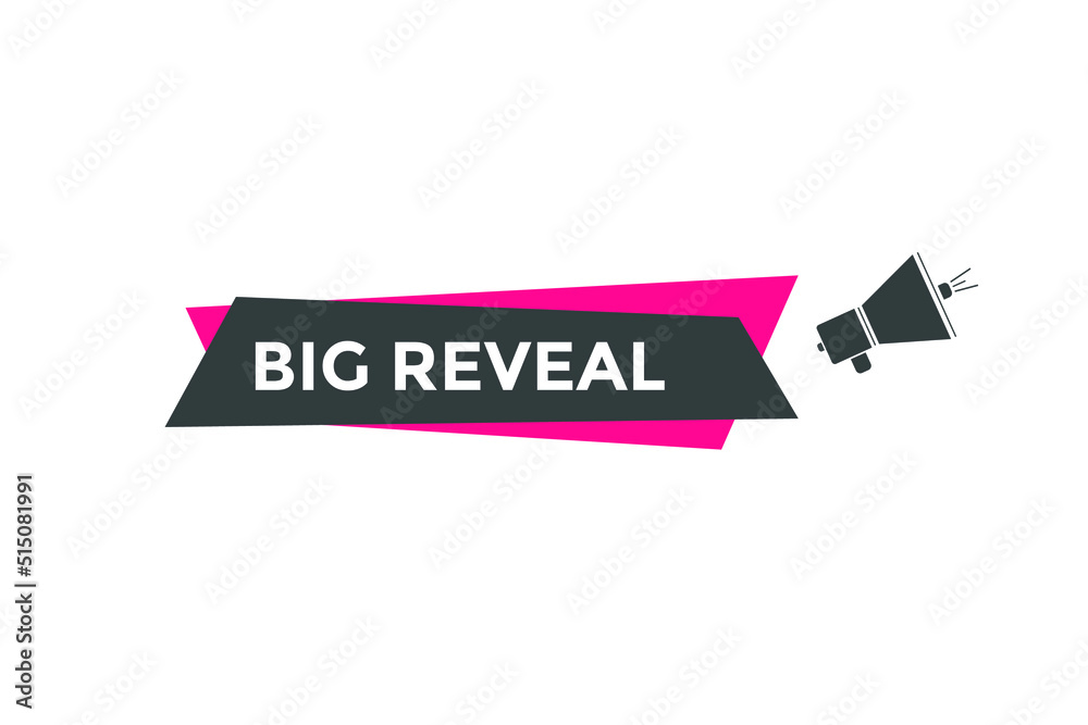 big reveal Colorful web banner. big reveal text symbol.
big reveal Colorful web banner. big reveal text symbol.