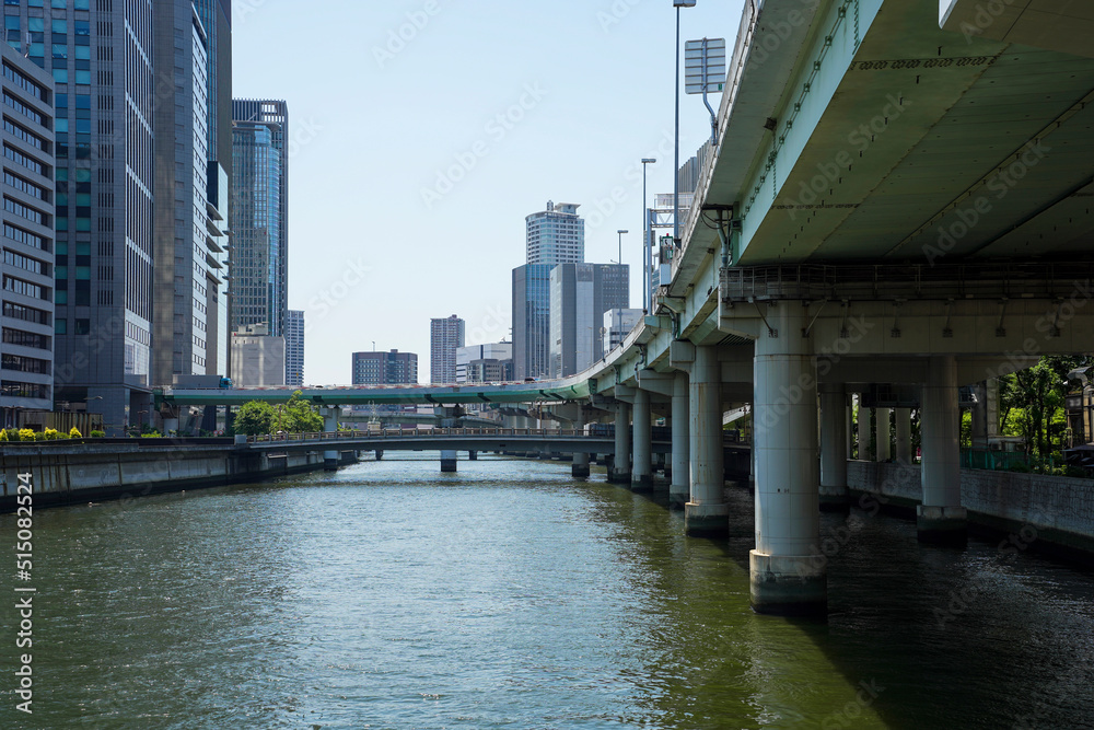 Obraz premium 大阪 都市風景