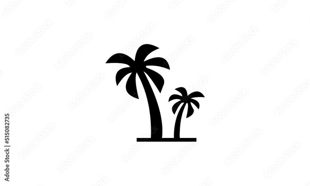 palm tree in a black vase