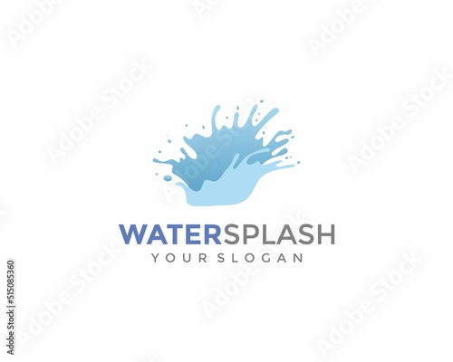 Fototapeta Naklejka Na Ścianę i Meble -  Watter Splash Inspiration Logo Design