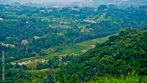 Beautiful view of Alesano hills. From this hill the city of Bogor can be seen clearly. Bogor, West Java, Indonesia © YURIANTO