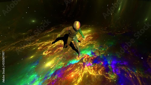alien in space