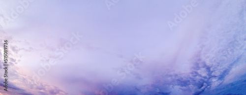 Colorful sunset sky purple twilight panorama © squallice