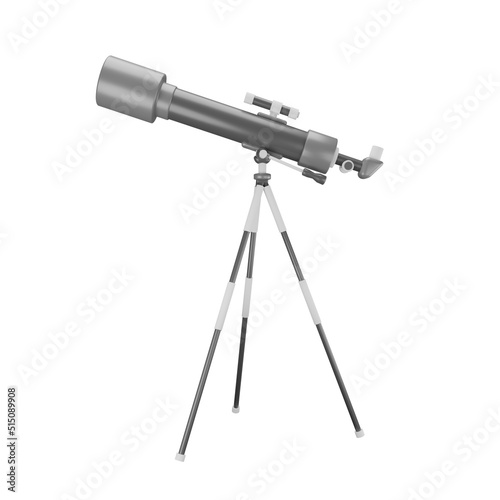 3D illustration meade telescope