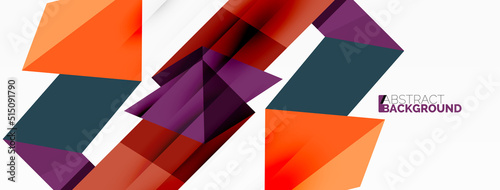 Abstract line and triangle background. Creative geometric abstract backdrop. Business template for wallpaper, banner, background or landing