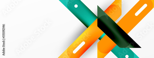 Background overlapping lines. Dynamic lines abstract wallpaper. Straight lines composition vector illustration for wallpaper banner background or landing page