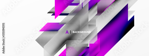 Modern trendy minimalist abstract background. Geometric pattern design, 3d and shadow effects. Vector Illustration