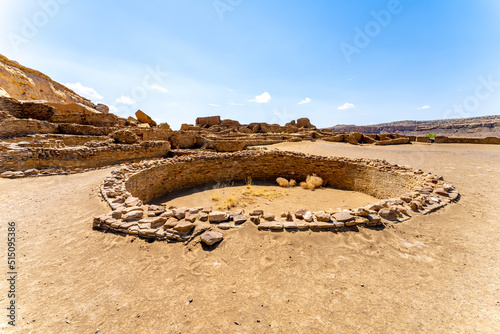 Chaco Culture National Park, New Mexico, America, USA. photo