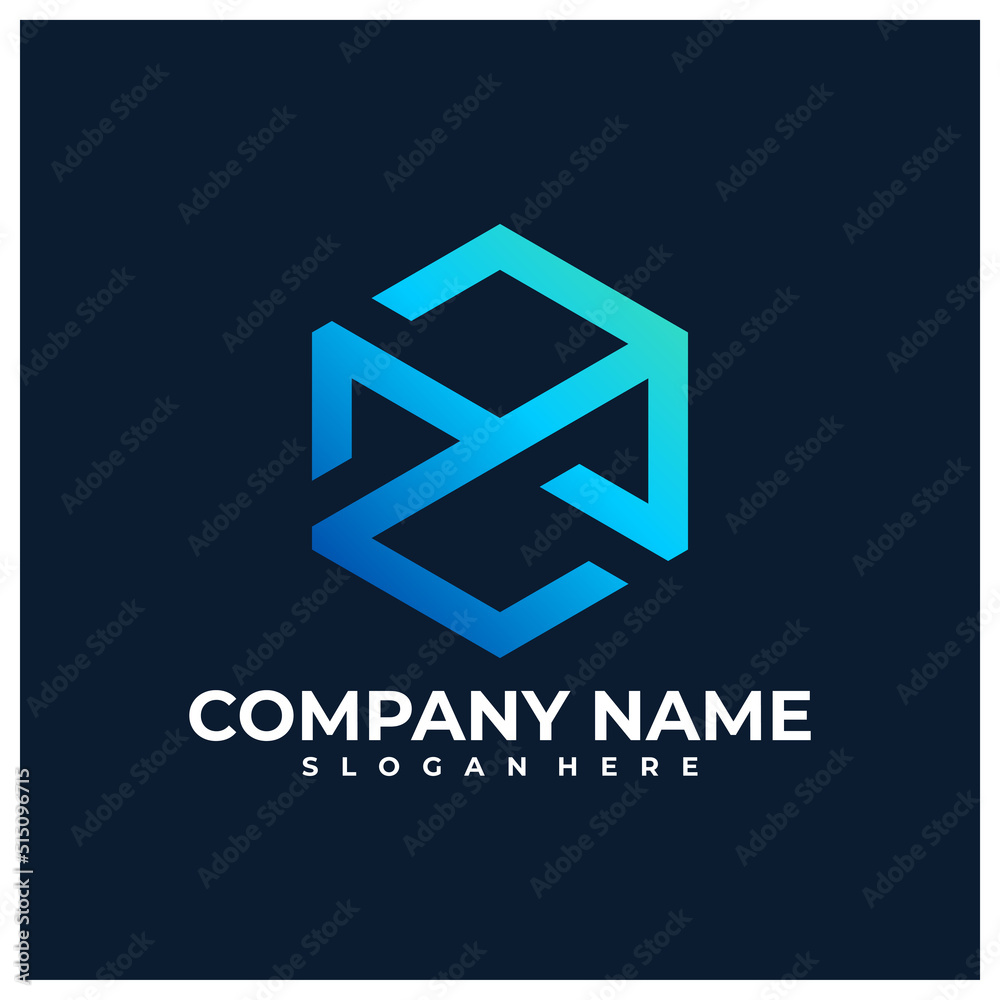 M2 Logo Design Template. Initial MZ logo concept vector. Creative Icon Symbol M2 Logo Design Template. Initial MZ logo concept vector. Creative Icon Symbol