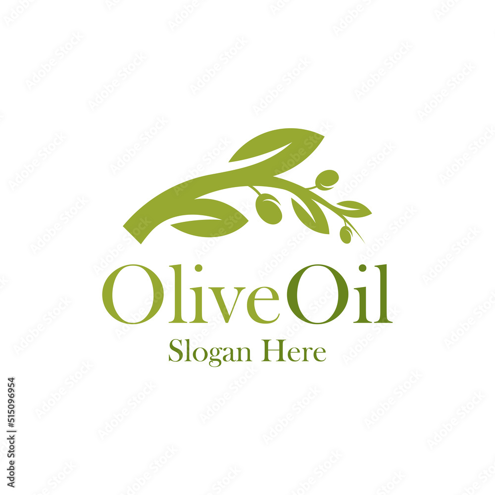 Olive Logo Design Template. Olive logo concept vector. Creative Icon Symbol Olive Logo Design Template. Olive logo concept vector. Creative Icon Symbol
