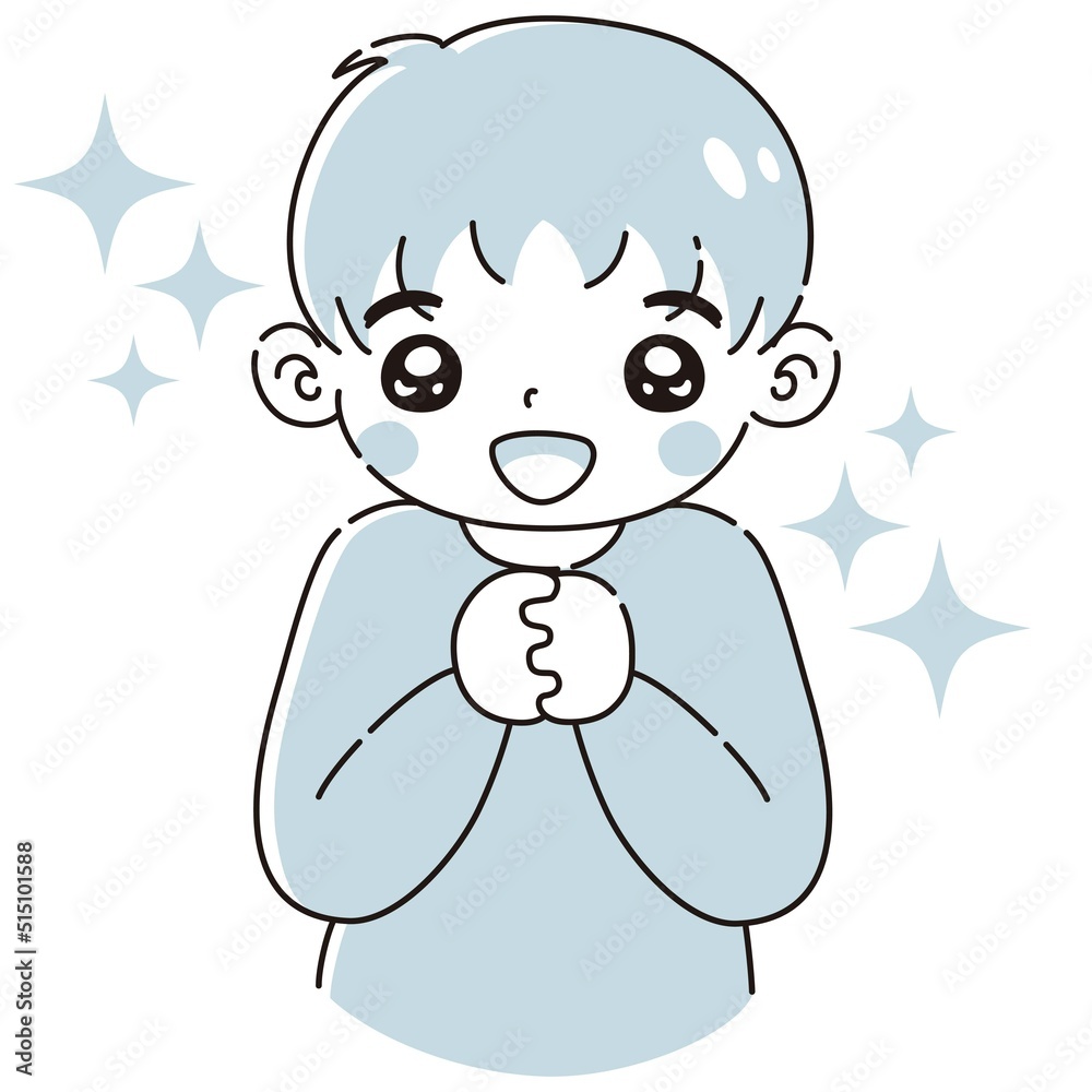 ときめく男の子のイラスト ときめく男の子のイラスト