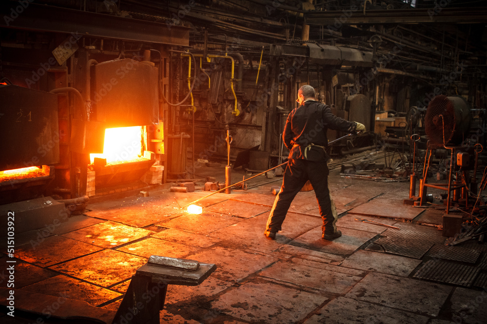 Fototapeta premium person in a factory