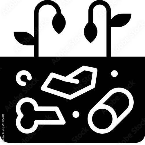waste land solid icon