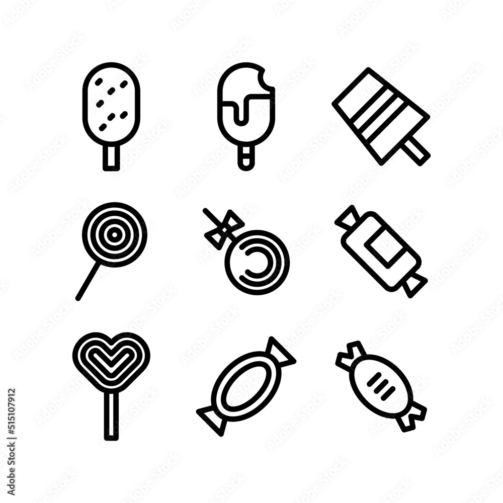 lolly icon or logo isolated sign symbol vector illustration - high quality black style vector icons
