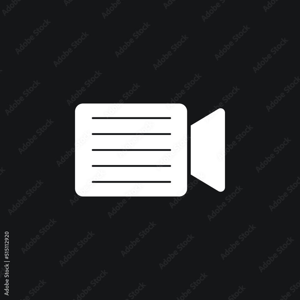camera recorder vector for website symbol icon presentation camera recorder vector for website symbol icon presentation