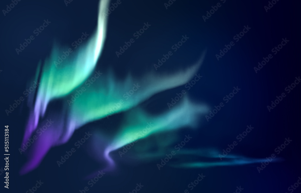 northern lights in the night sky northern lights in the night sky