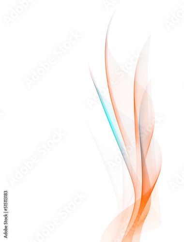abstract red-blue pattern on white background