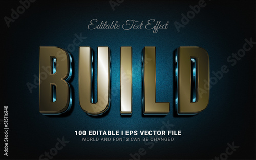 build 3d style text effect