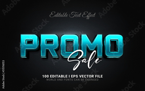 promo text effect