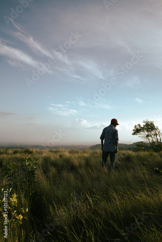 man walking on the hill © DayanaNicole04