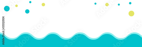 夏イメージのポップな背景グラフィック素材