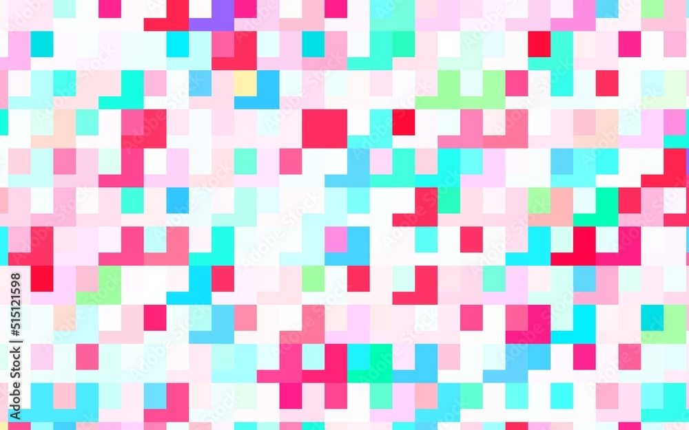 Light Green, Red vector pattern in square style. Light Green, Red vector pattern in square style.