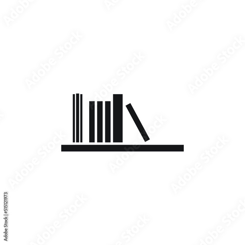 bookshelf vector for website symbol icon presentation