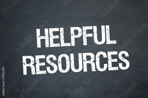 Bild auf Leinwand Helpful Resources