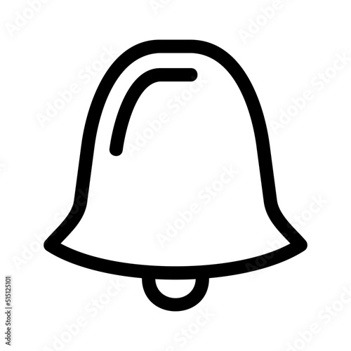 notification bell  icon or logo isolated sign symbol vector illustration - high quality black style vector icons
