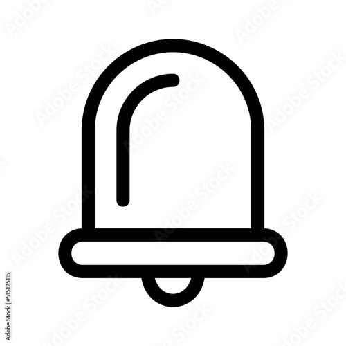notification bell  icon or logo isolated sign symbol vector illustration - high quality black style vector icons
