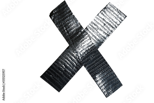 Isolated Tape Pieces on Transparent Background