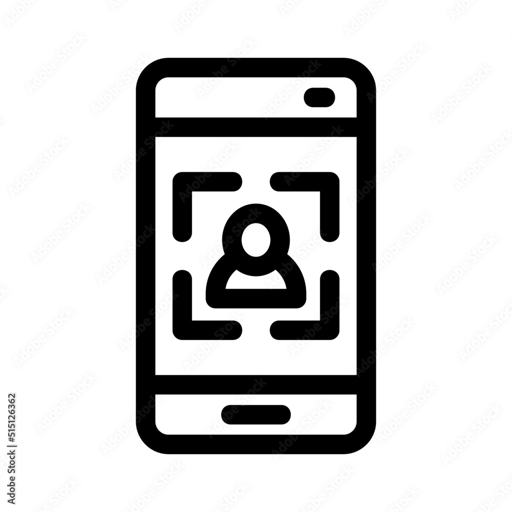 selfie icon or logo isolated sign symbol vector illustration - high quality black style vector icons
