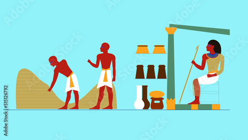 inhabitants of the Egyptian civilization