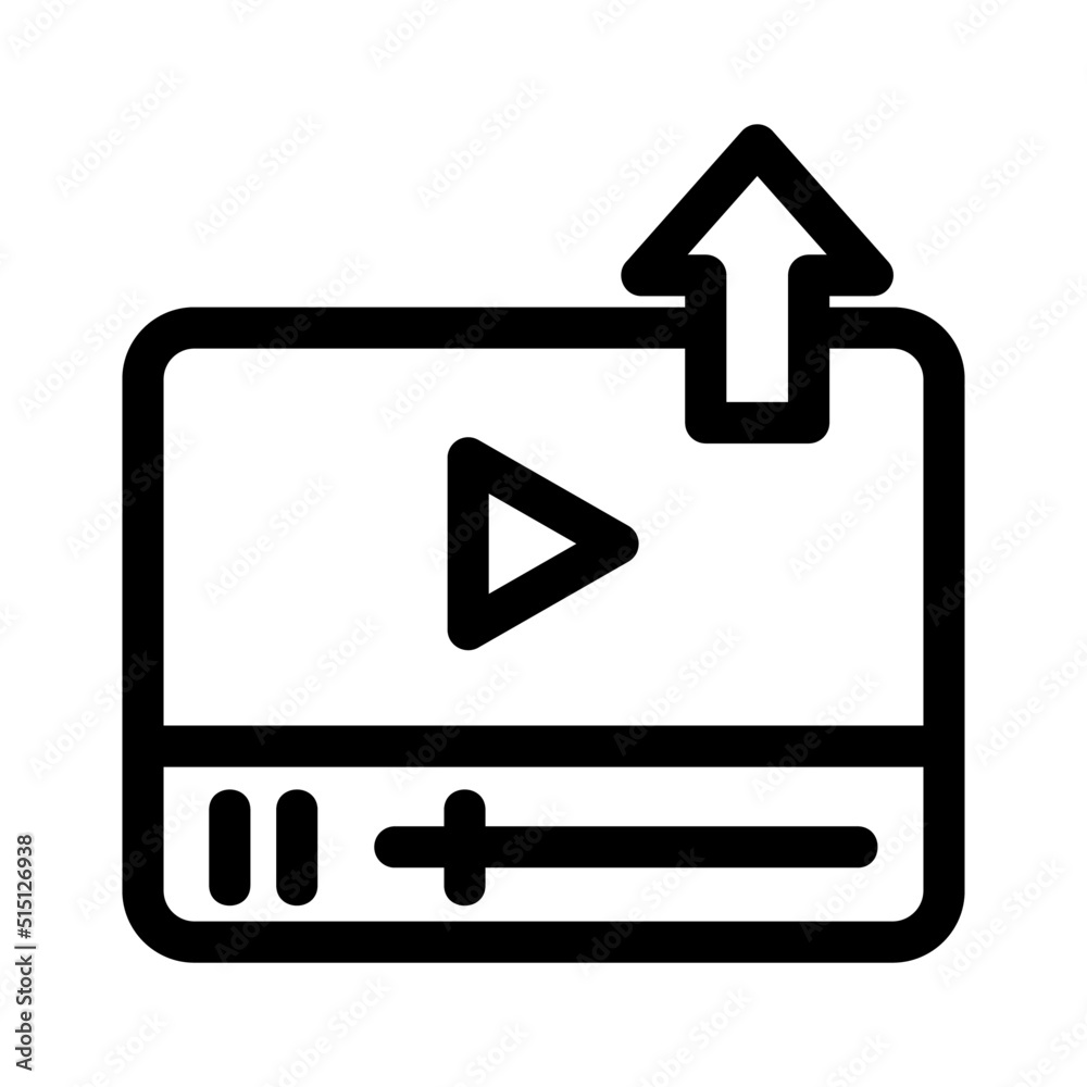 upload video icon or logo isolated sign symbol vector illustration - high quality black style vector icons
upload video icon or logo isolated sign symbol vector illustration - high quality black style vector icons