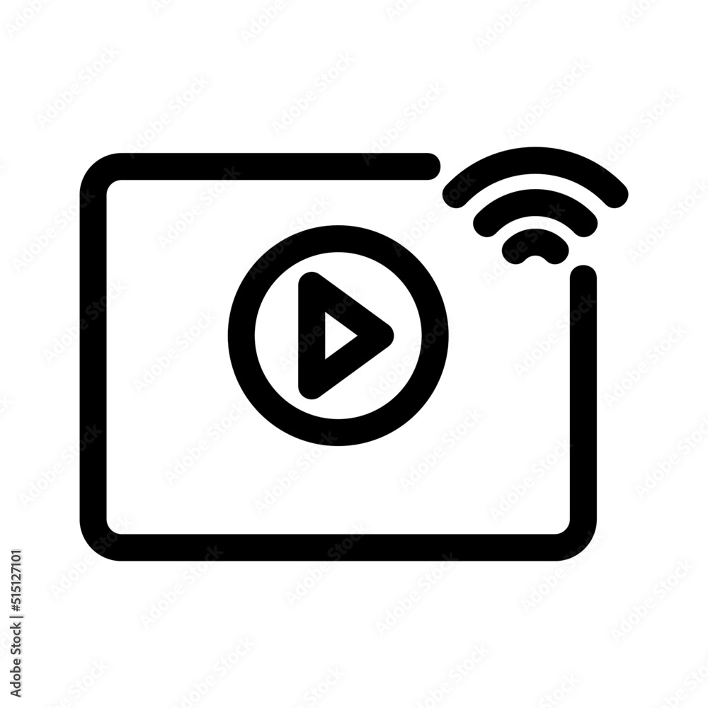 video streaming icon or logo isolated sign symbol vector illustration - high quality black style vector icons
video streaming icon or logo isolated sign symbol vector illustration - high quality black style vector icons