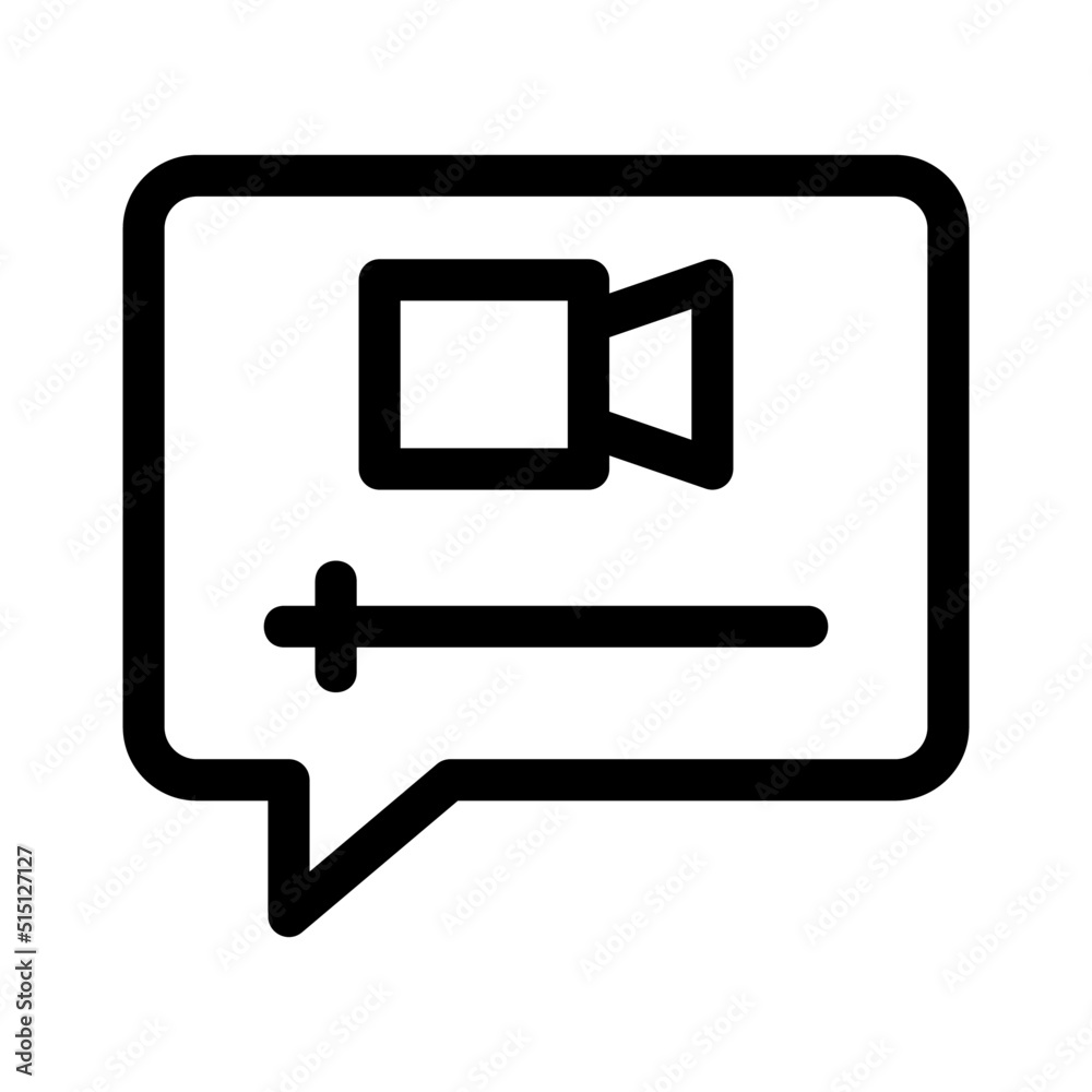 video streaming icon or logo isolated sign symbol vector illustration - high quality black style vector icons
