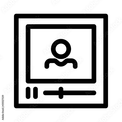 youtuber icon or logo isolated sign symbol vector illustration - high quality black style vector icons
