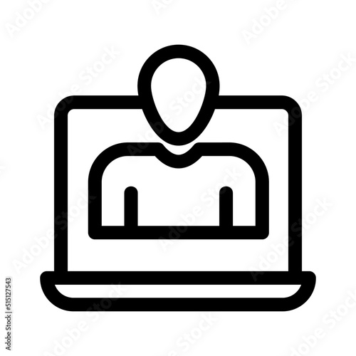 youtuber icon or logo isolated sign symbol vector illustration - high quality black style vector icons
