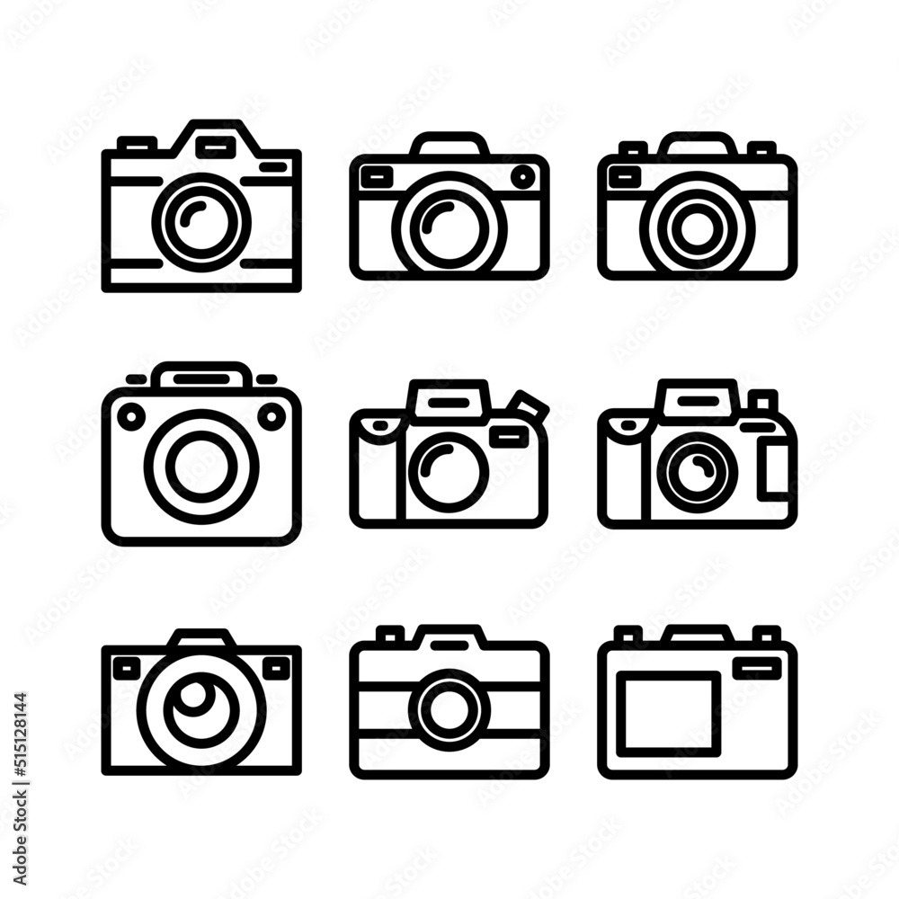 dslr icon or logo isolated sign symbol vector illustration - high quality black style vector icons
