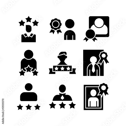 best employee icon or logo isolated sign symbol vector illustration - high quality black style vector icons
