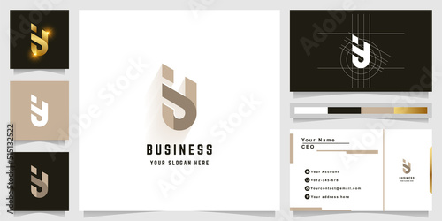 Letter iy or by monogram logo