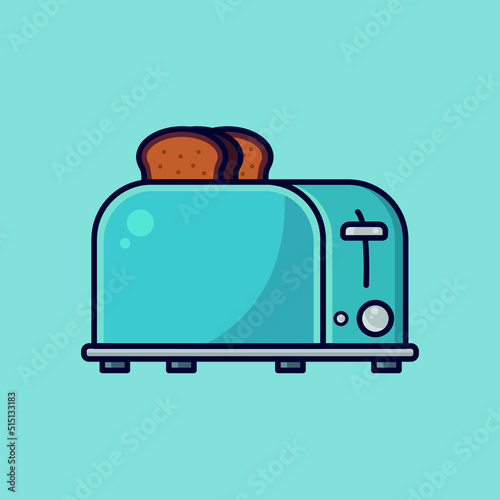 illustration of a toaster