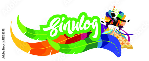 Colorful Cebu Sinulog Festival SIgn photo