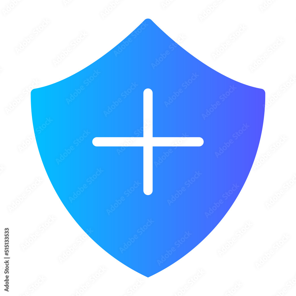 Shield gradient icon Shield gradient icon